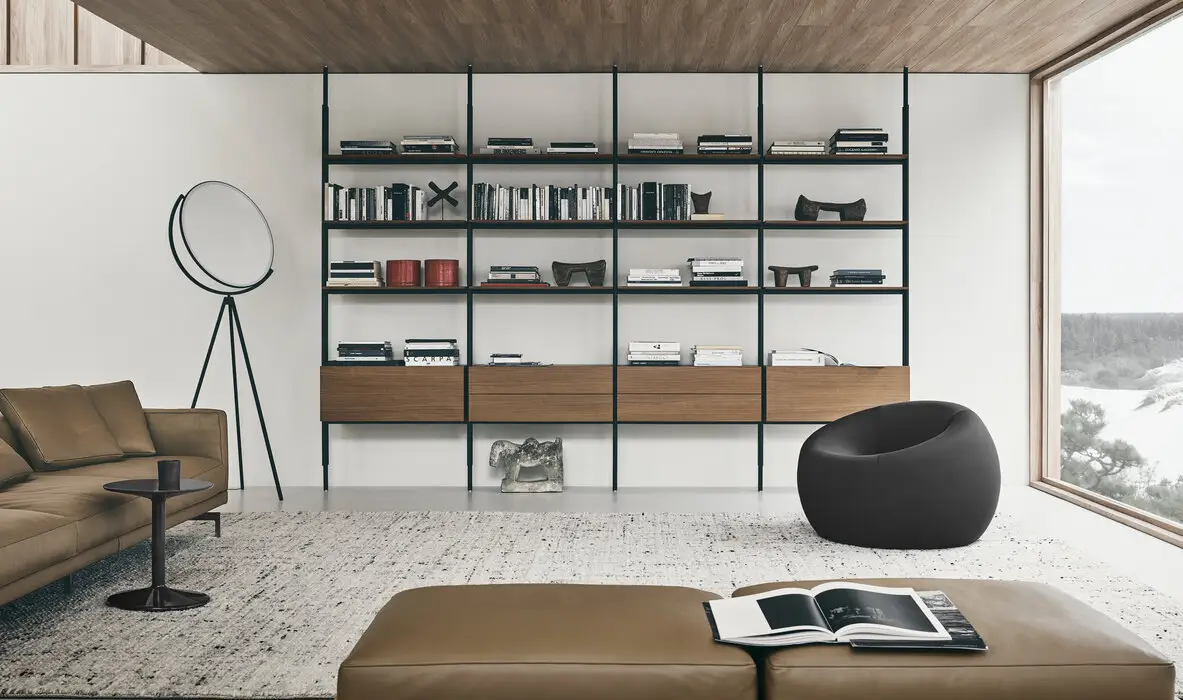 Diseño de sala con piezas originales, alternativas y únicas